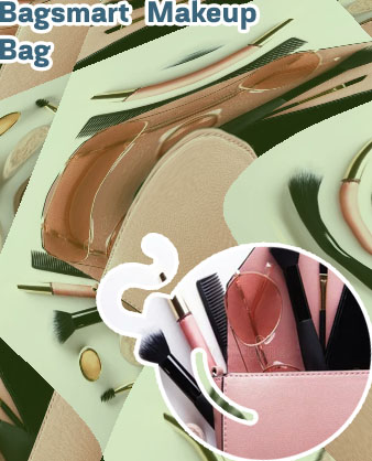 Makeup bag that opens flat
