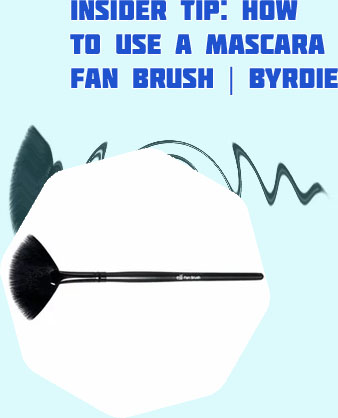 Mascara fan brush