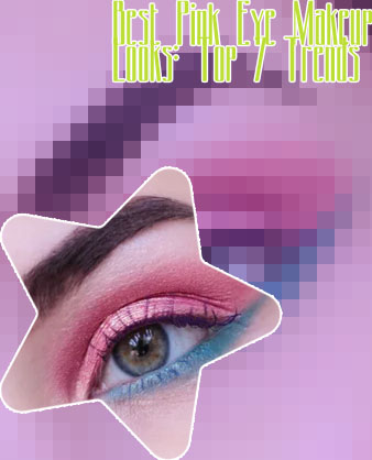 Pink eyeshadow