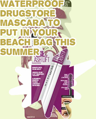 Waterproof mascara target